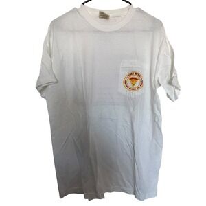 Barstool Sports One Bite Pizza Everyone Knows The Rules Pocket T-Shirt Mens M